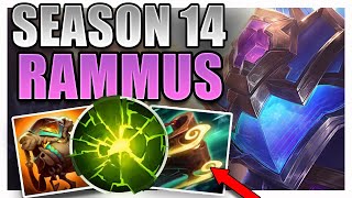 SEASON 14 RAMMUS SUPPORT GAMEPLAY GUIDE [upl. by Dajma]