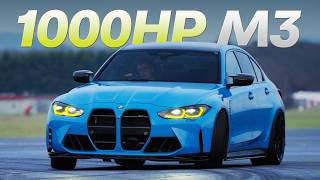 1000hp BMW G80 M3 Reviewed On The Top Gear Test Track  4K [upl. by Dimphia176]