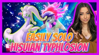 How To EASILY SOLO The Hisuian Typhlosion Raids  Pokemon Scarlet amp Violet [upl. by Taddeusz165]