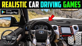 Top 5 Realistic Car Driving Games for Android l Best car driving games on android 2024 [upl. by Aibos10]