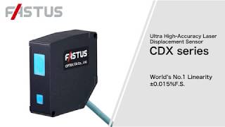 Ultra HighAccuracy Laser Displacement Sensor CDX series [upl. by Brose]