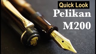 Quick Look Pelikan M200 Fountain Pen [upl. by Ailb]