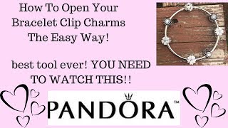 Secret On How To Open Your Pandora Bracelet and Charms The Easy Way [upl. by Behlau]