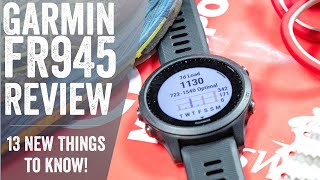 Garmin Forerunner 945 Review 13 Things To Know  Handson Details [upl. by Anilak]