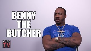 Benny the Butcher Asks Vlad Why He Talks to Rappers About Illegal Activities Part 5 [upl. by Niwdla]