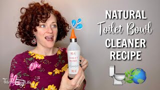 DIY Natural TOILET BOWL CLEANER Recipe [upl. by Fital844]