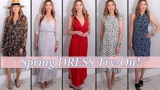 The BEST Spring DRESSES 2021 Fashion Over 50 [upl. by Anirazc685]