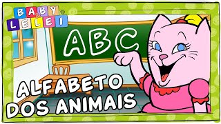 CANÇÃO DO ABC DOS ANIMAIS  BABY amp LELEI 🔤 APRENDA O ALFABETO EM PORTUGUÊS  ABECEDÁRIO [upl. by Alfonso772]