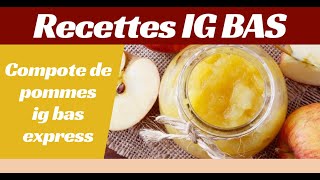 Compote de pommes ig bas express 🍏 [upl. by Kcirted]