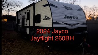 2024 Jayco Jayflight 260 BH Walkthrough [upl. by Annauqal448]