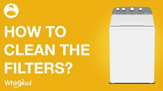 Whirlpool washers  How to clean the filters [upl. by Aitsirhc]