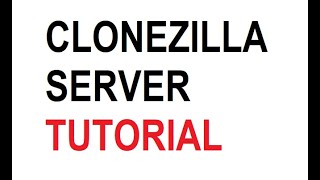 Clonezilla Server Tutorial  Deploy image to multiple client machines [upl. by Alda139]