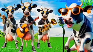 FUNNY COW DANCE COMPILATION 6  Cow Song amp Cow Videos 2025 [upl. by Omrellig]