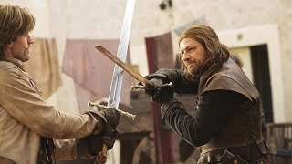 Ned Stark vs Jaime Lannister  Juego de Tronos Español HD [upl. by Aidualc]