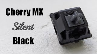 Cherry MX Silent Black switch review [upl. by Dviad]