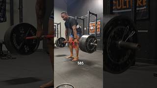 500 and 585 Deadlift shorts viral fitness motivation trending youtubeshorts fyp [upl. by Tiffie]