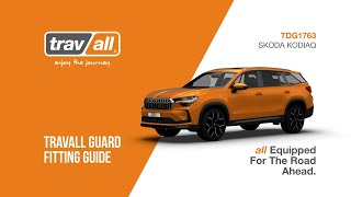 Skoda Kodiaq 2024  TDG1763  Travall Dog Guard Fitting Guide [upl. by Lebiralc564]