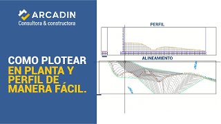 Como plotear en planta y perfil de manera fácil utilizando el programa civil 3D [upl. by Woehick]