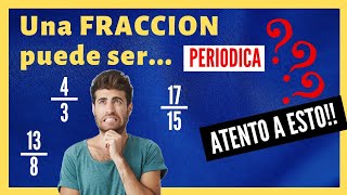 como saber si una FRACCION es PERIODICA PURA o MIXTA ✔❌⁉️  número decimal periódico puro o mixto [upl. by Yelserp]