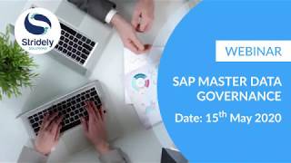 Webinar  SAP MDG Master Data Governance [upl. by Schwab493]