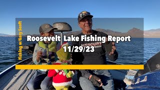 Roosevelt Lake Fishing Report 112923 [upl. by Silvie138]