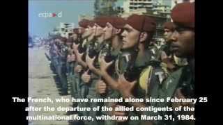 French Army in Lebanon  Beirut 1982 1984 [upl. by Leumhs]