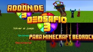 Addon de dedsafio 3Minecraft bedrock121 [upl. by Suraved]