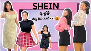 SHEIN ඇදුම් ඇදලා බලමු Shein Unboxing Video in Srilanka  ZENN CLOTHING STORE [upl. by Alinoel809]