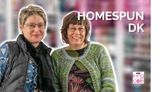 NEW Homespun DK  Yarn Introduction Vlog [upl. by Heins]