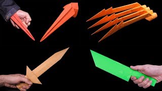 04 Easy Origami Claws  Como fazer garras de papel [upl. by Massab]