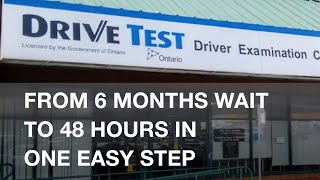 DRIVETESTCA  from a 6month wait to 48 hours  How to reschedule your drive test in Ontario [upl. by Annayrb]