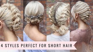 4 Ways to Style SHORT Hair by SweetHearts Hair💁🏼 [upl. by Finegan505]