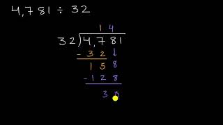 Dividing by a two digit number [upl. by Trepur]