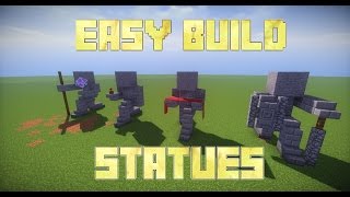 Minecraft How To Build Statues [upl. by Three185]