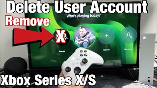 Xbox Series XS How to Delete User Account [upl. by Trescott680]