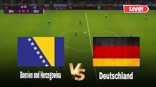 Match game Simulation PES  BosnienHerzegowina gegen Deutschland  Nations League 202425 [upl. by Butcher106]