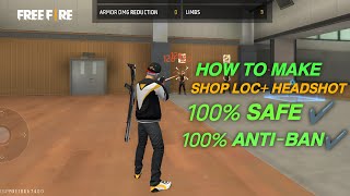 beginners guide  how To Make FF Max Headshot  Shop Location meta data file  FF MAX METADATA [upl. by Dleifxam705]