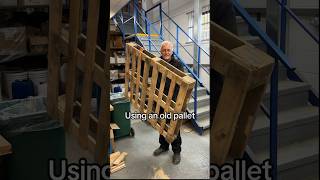 How to Build a Simple Raised Bed with an Old Pallet [upl. by Naicul]