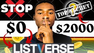 🛑 STOP Writing For LISTVERSE Write Here INSTEAD🤑✅ [upl. by Eastman]