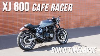 Cafe Racer Timelapse build  Yamaha XJ 600 FJ 600 [upl. by Ullund]