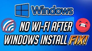 Fix No WiFi Connection After Installing Windows in Windows 1087 2025 [upl. by Kaylil]