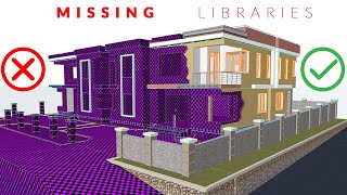 Missing libraries in archicad Fixed Shorts [upl. by Oakley]