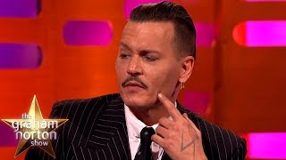 Johnny Depp CANNOT Grow a Beard  The Graham Norton Show [upl. by Ayinat138]