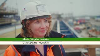 Working for Freyssinet  Marta Wojciechowska site manager [upl. by Croteau]