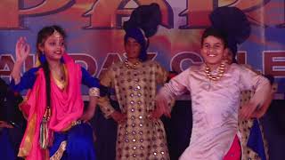 BHANGRA ROYAL06122018 Annual Function in St Antonys Convent School Adampur [upl. by Ludlew]