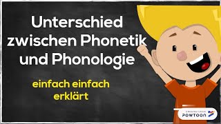 Der Unterschied zwischen Phonetik und Phonologie [upl. by Barbabra]