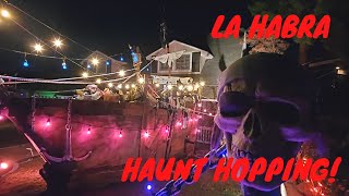 La Habra Halloween Haunt Yard Displays [upl. by Vada]