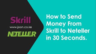 How to Send Money From Skrill to Neteller in Just 30 Seconds [upl. by Nybor]