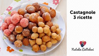 CASTAGNOLE DI CARNEVALE  Ricetta fritta e al forno  Natalia Cattelani [upl. by Erline]