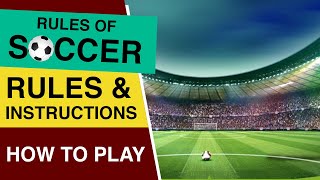 Rules Of Soccer  How to play Soccer  Soccer Rules for Beginners [upl. by Anavoig588]